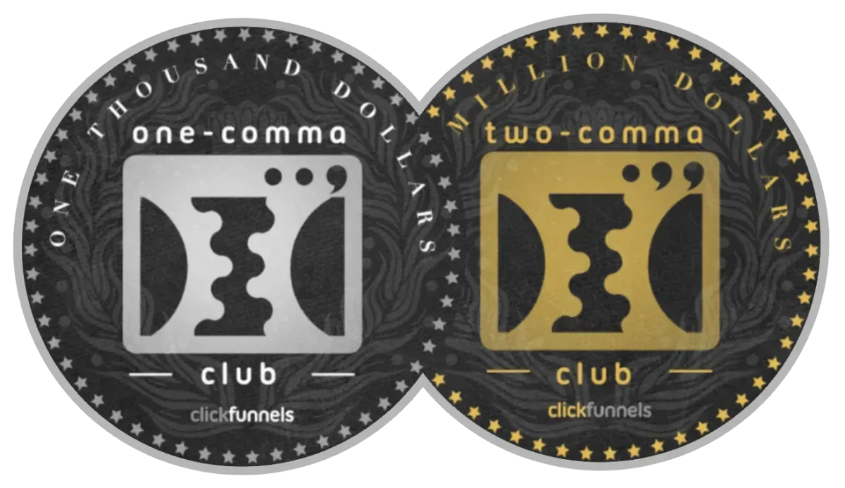 ClickFunnels Two-Comma Club Award